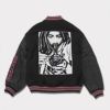 Supreme シュプリーム 2024AW Hysteric Glamour Varsity Jacket ヒステリックグラマーバーシティジャケット ブラック 黒