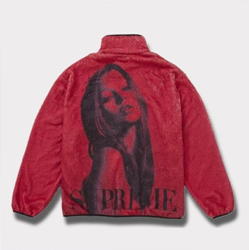 Supreme シュプリーム 2024AW Kate Moss Fleece Jacket ケイトモスフリースジャケット レッド　赤