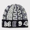 Supreme シュプリーム 2024AW Yarn Applique Beanie ヤーンアップリケビーニー ブラック 黒