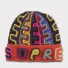 Supreme シュプリーム 2024AW Yarn Applique Beanie ヤーンアップリケビーニー オレンジ