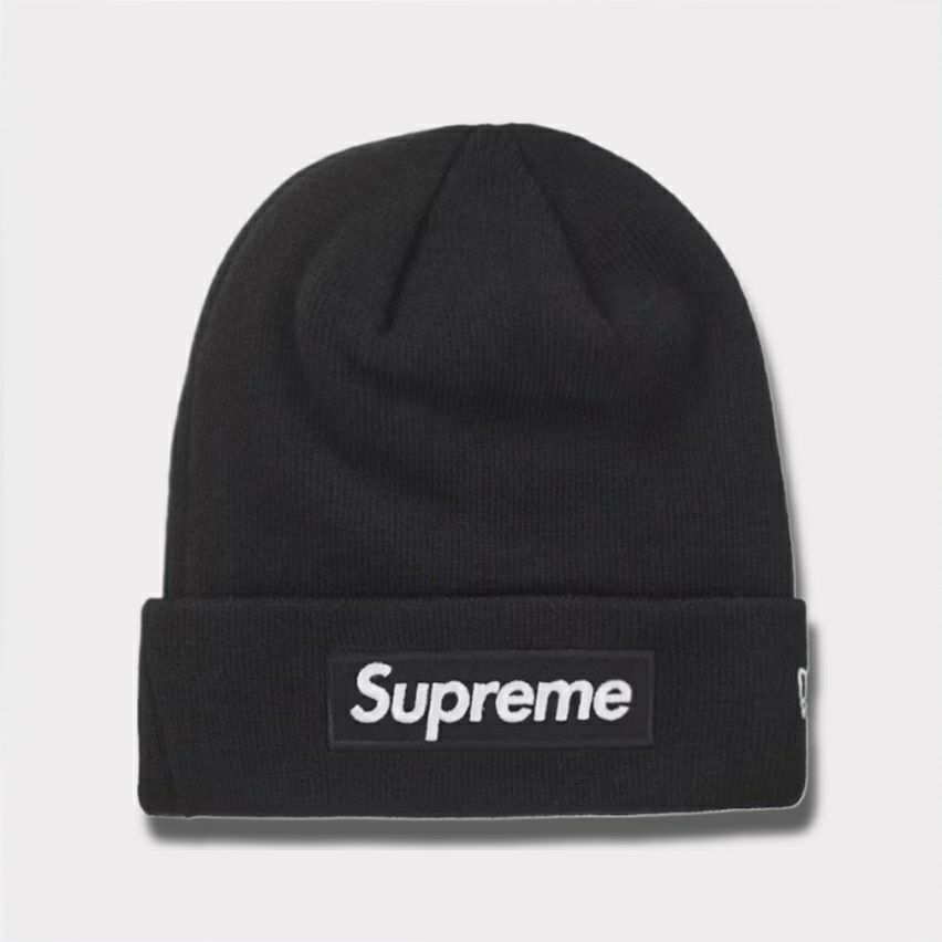 Supreme シュプリーム 2024AW New Era Box Logo Beanie ie ニューエラボックスロゴビーニー ブラック 黒