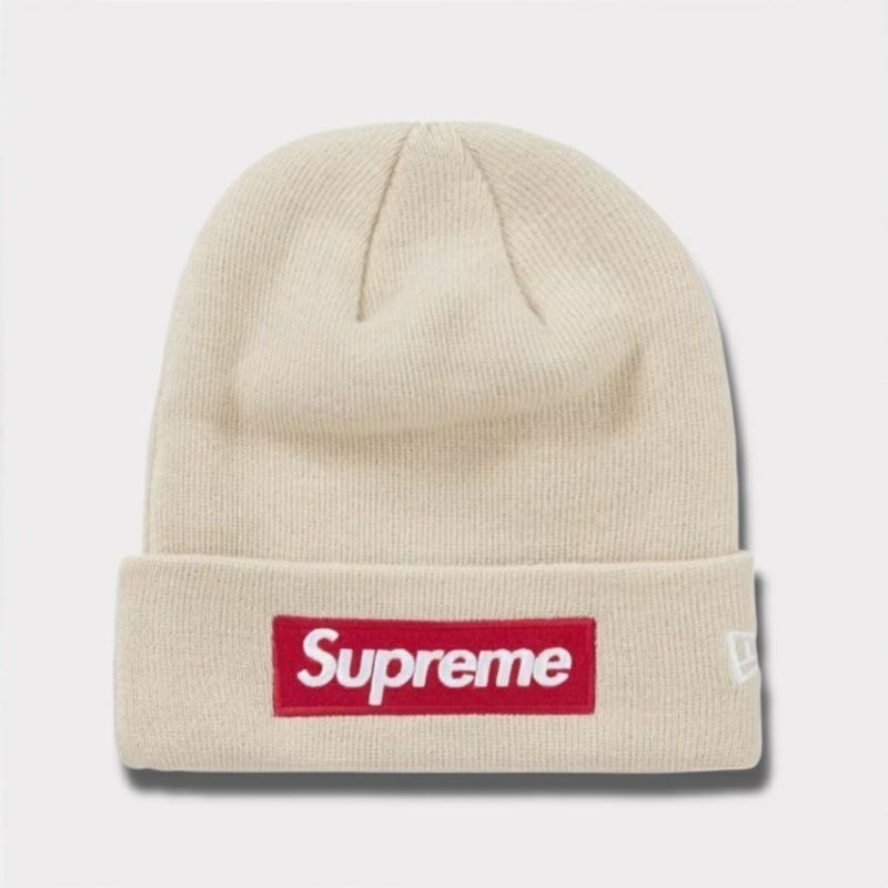 Supreme シュプリーム 2024AW New Era Box Logo Beanie ie ニューエラボックスロゴビーニー ストーン