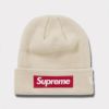 Supreme シュプリーム 2024AW New Era Box Logo Beanie ie ニューエラボックスロゴビーニー ストーン