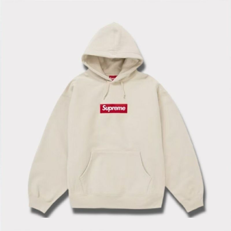 Supreme シュプリーム 2024AW Box Logo Hooded Sweatshirt ボックスロゴフードパーカー ストーン