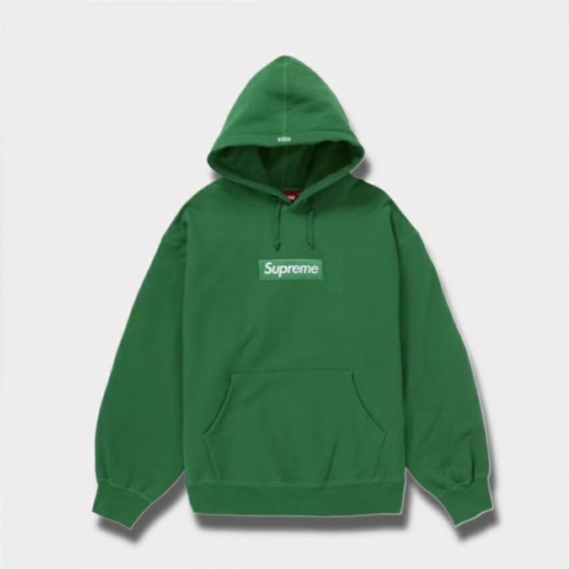 Supreme シュプリーム 2024AW Box Logo Hooded Sweatshirt ボックスロゴフードパーカー グリーン 緑