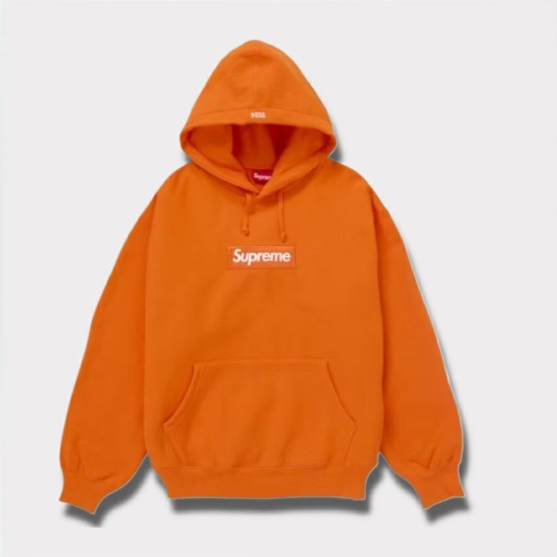  Supreme シュプリーム 2024AW Box Logo Hooded Sweatshirt ボックスロゴフードパーカー オレンジ