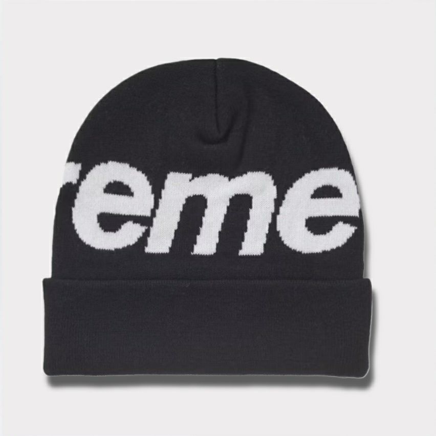 Supreme シュプリーム 2024AW Big Logo Beanie ビッグロゴビーニー ブラック 黒2