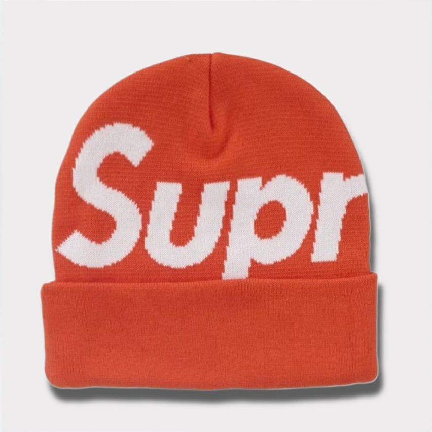 Supreme シュプリーム 2024AW Big Logo Beanie ビッグロゴビーニー オレンジ
