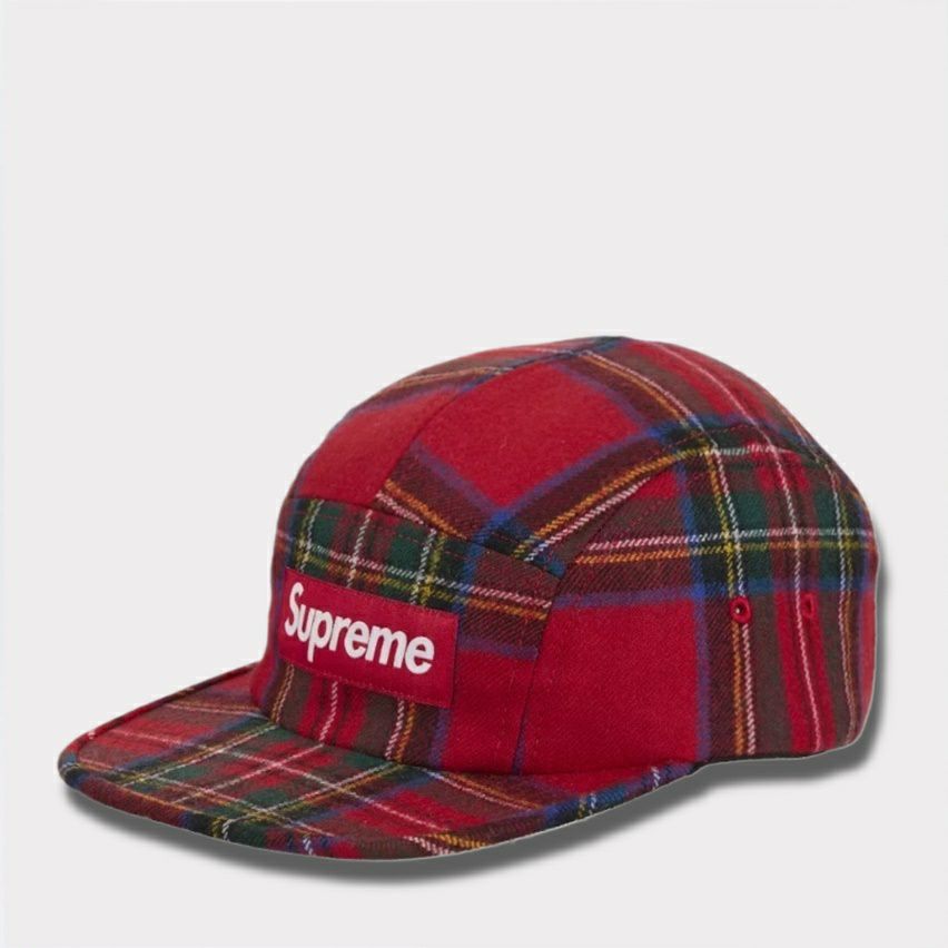 Supreme シュプリーム 2024AW Lochcarron Camp Cap ロキャロンキャンプキャップ レッドプレイド