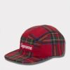 Supreme シュプリーム 2024AW Lochcarron Camp Cap ロキャロンキャンプキャップ レッドプレイド