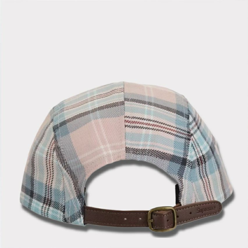 Supreme シュプリーム 2024AW Lochcarron Camp Cap ロキャロンキャンプキャップ ピンクプレイド2