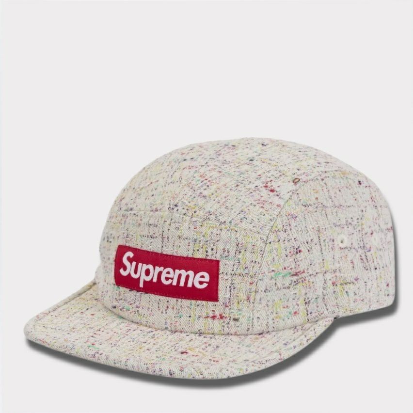 Supreme シュプリーム 2024AW Denim Boucle Camp Cap デニムブークレキャップ ストーン