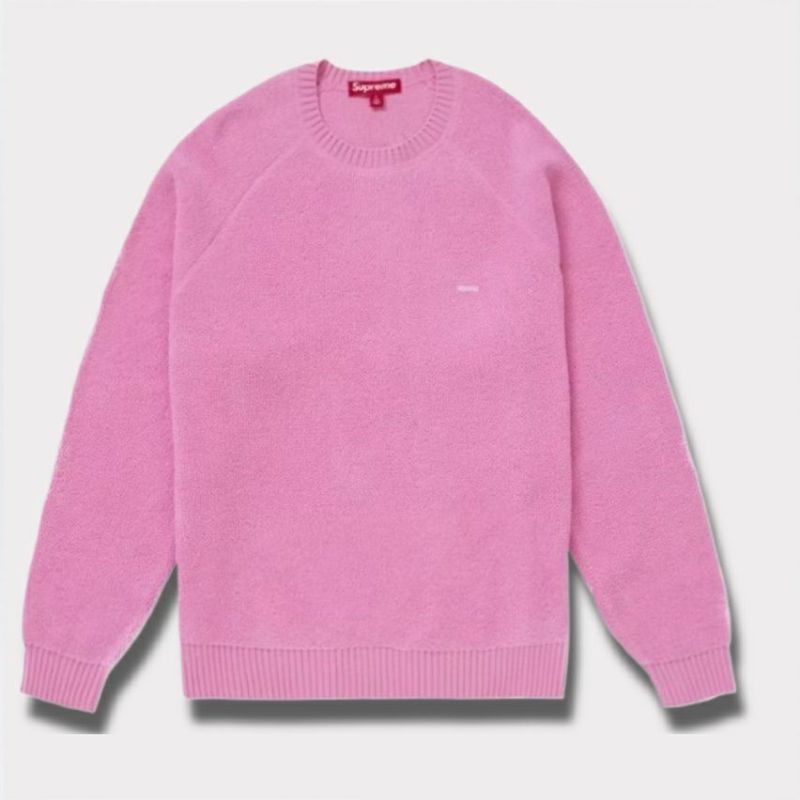 Supreme シュプリーム 2024AW Terry Small Box Sweater テリースモールボックスセーター　ピンク