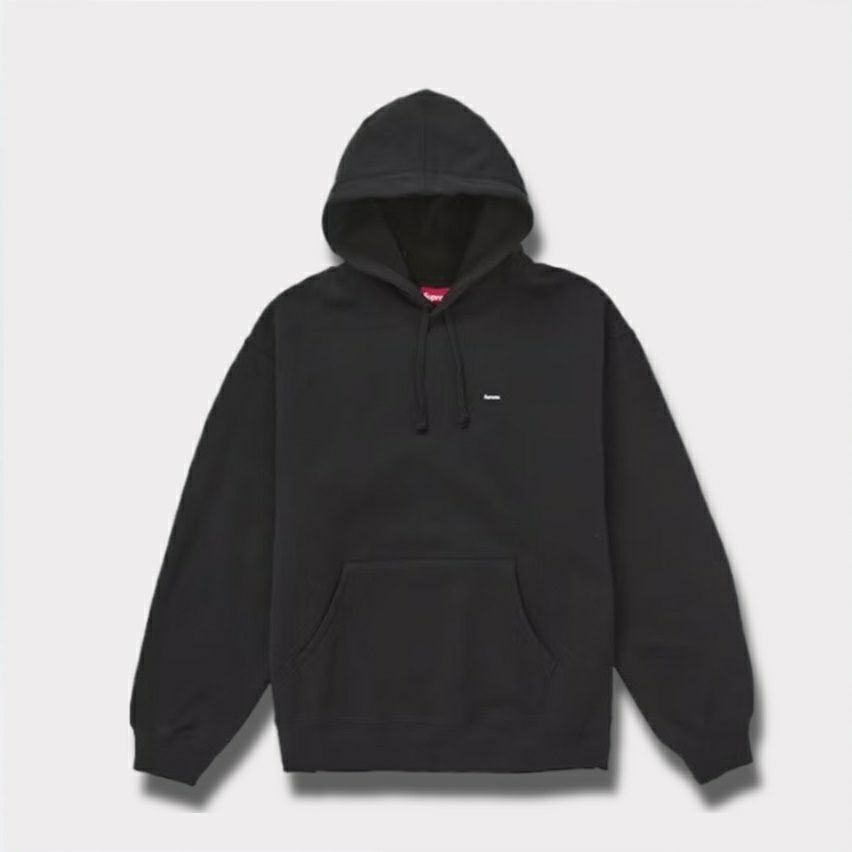 Supreme シュプリーム 2024AW Small Box Hooded Sweatshirt スモールボックスフードパーカー ブラック 黒