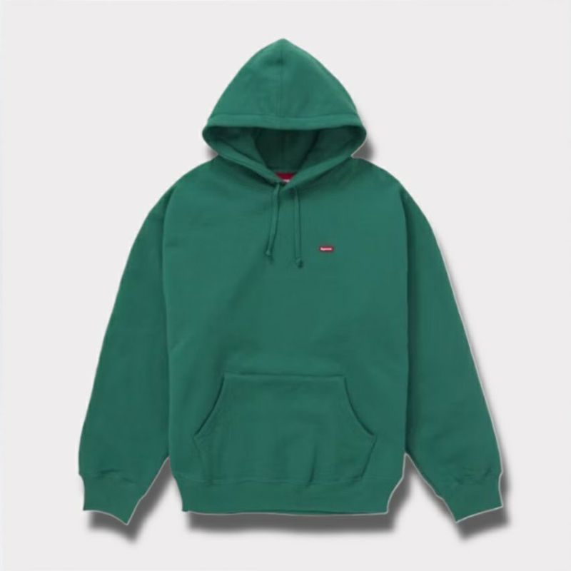 Supreme シュプリーム 2024AW Small Box Hooded Sweatshirt スモールボックスフードパーカー グリーン