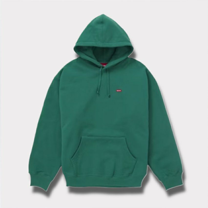 Supreme シュプリーム 2024AW Small Box Hooded Sweatshirt スモールボックスフードパーカー グリーン