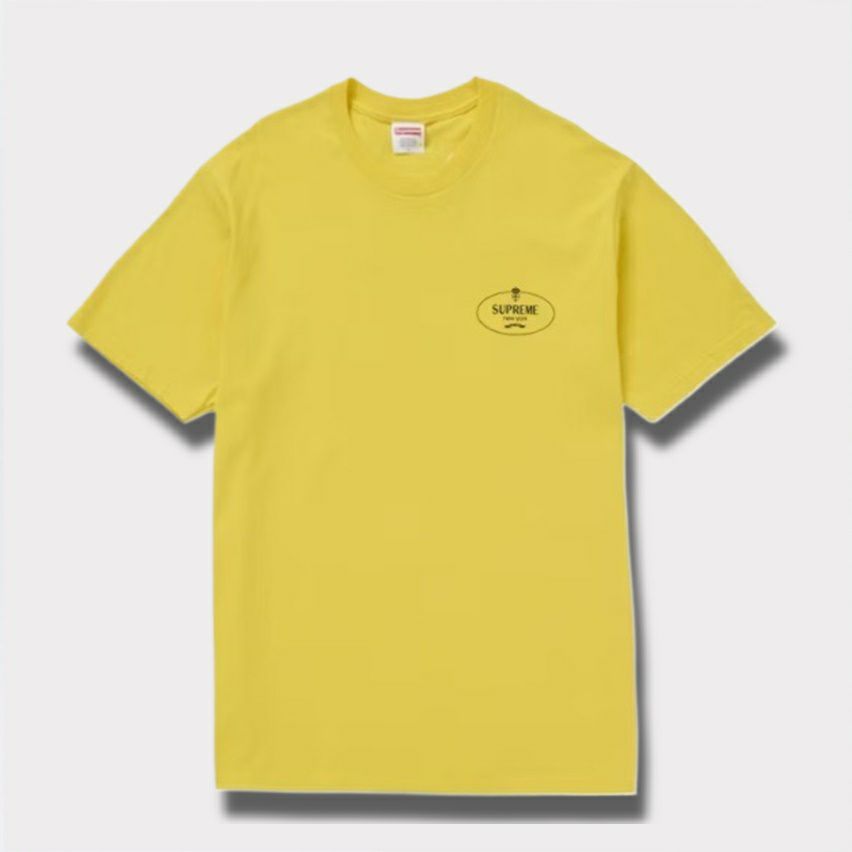 Supreme シュプリーム 2024AW Crest Tee　クレストTシャツ イエロー1