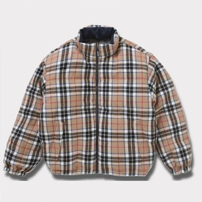 Supreme シュプリーム 2024AW Reversible Puffer Jacket リバーシブルパファージャケット ネイビー 紺2