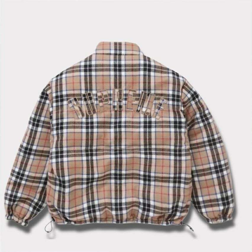 Supreme シュプリーム 2024AW Reversible Puffer Jacket リバーシブルパファージャケット ネイビー 紺3