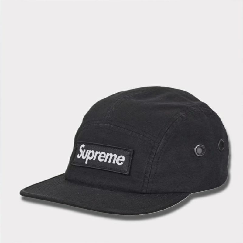 Supreme シュプリーム 2025SS Military Camp Cap ミリタリーキャンプキャップ ブラック 黒