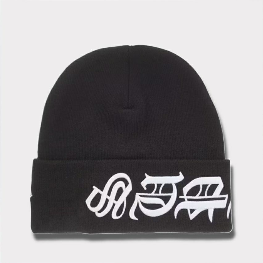Supreme シュプリーム 2025SS Blackletter New Era Beanie ブラックレターニューエラビーニー ブラック 黒