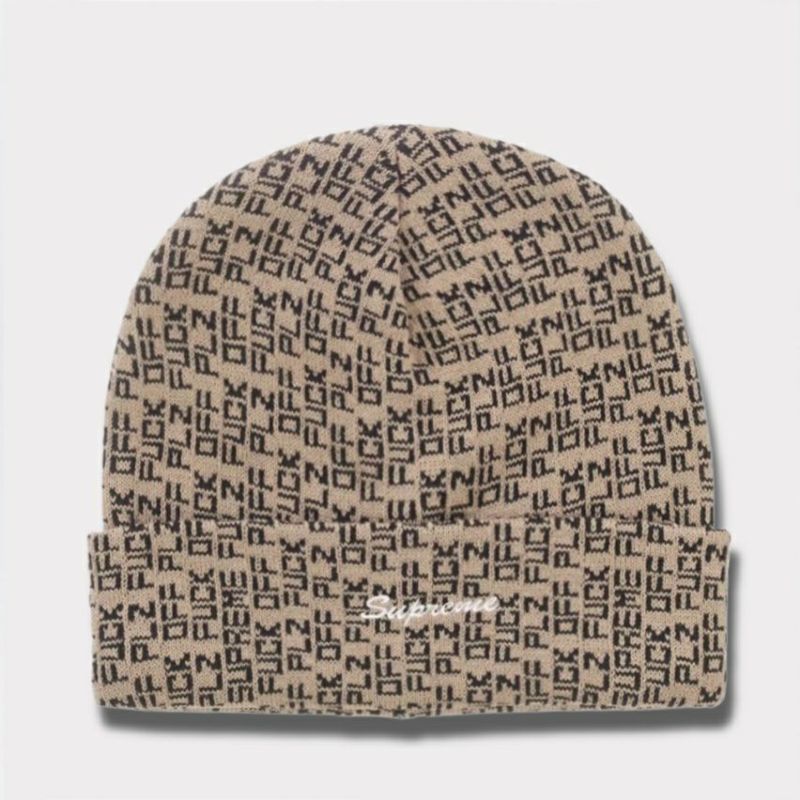 Supreme シュプリーム 2025SS Fuck Off Beanie ファックオフビーニー タン
