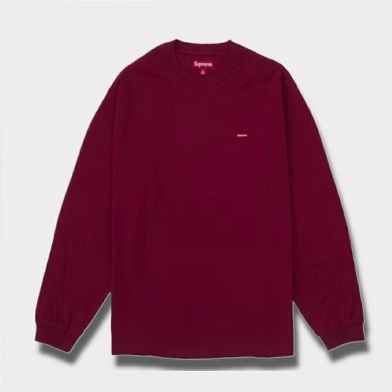 Supreme シュプリーム 2025SS Small Box L/S Tee スモールボックスロングスリーブTシャツ カーディナル