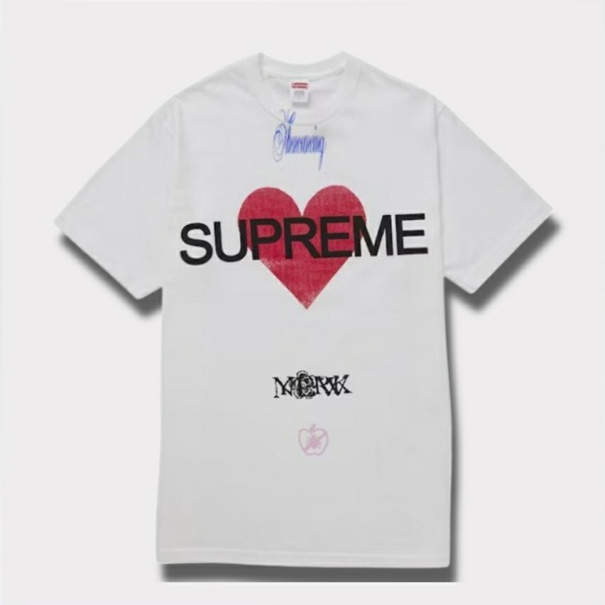 Supreme シュプリーム 2025SS Announcing Tee アナウンシングTシャツ ホワイト 白