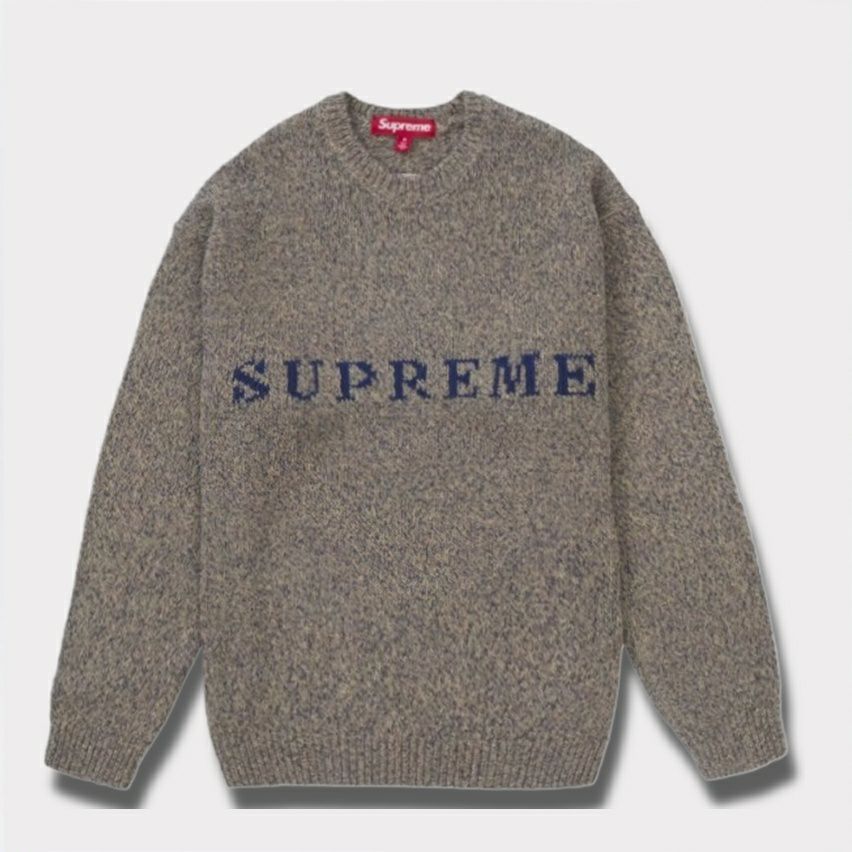 Supreme シュプリーム 2025SS Contrast Logo Sweater コントラストロゴセーター トープメレンゲ
