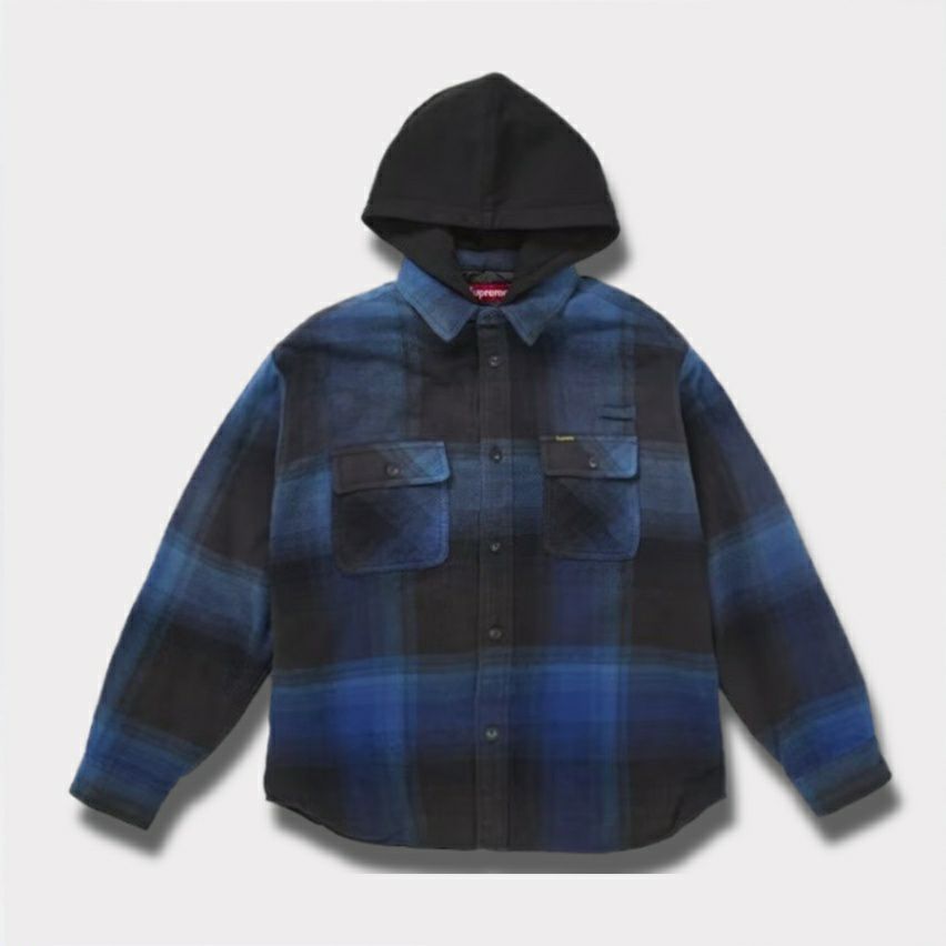 Supreme シュプリーム 2025SS Quilted Lined Hooded Flannel Shirt  