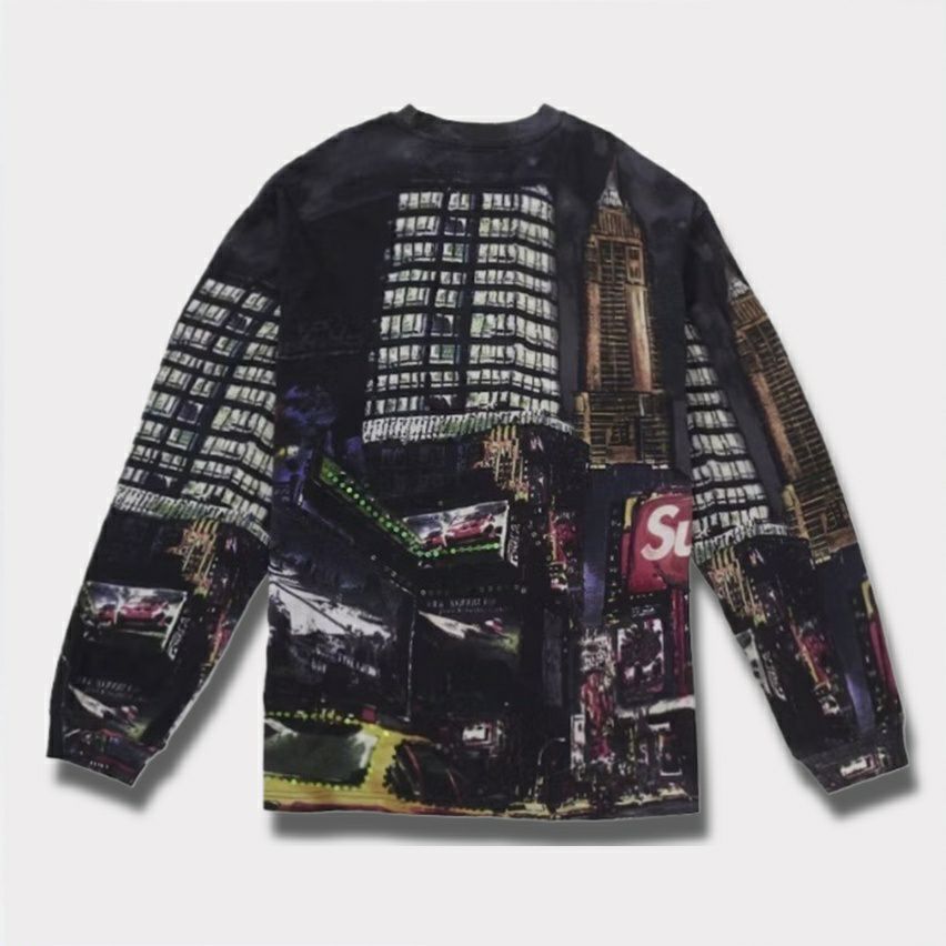 Supreme シュプリーム 2025SS Skyline Sequin L/S Top スカイラインシークインロングスリーブTシャツ ナイト2