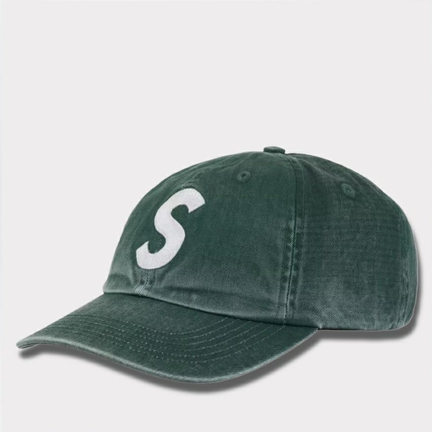 Supreme シュプリーム 2025SS Pigment Coated S Logo 6Panel ピグメントコートSロゴ6パネルキャップ ダークグリーン