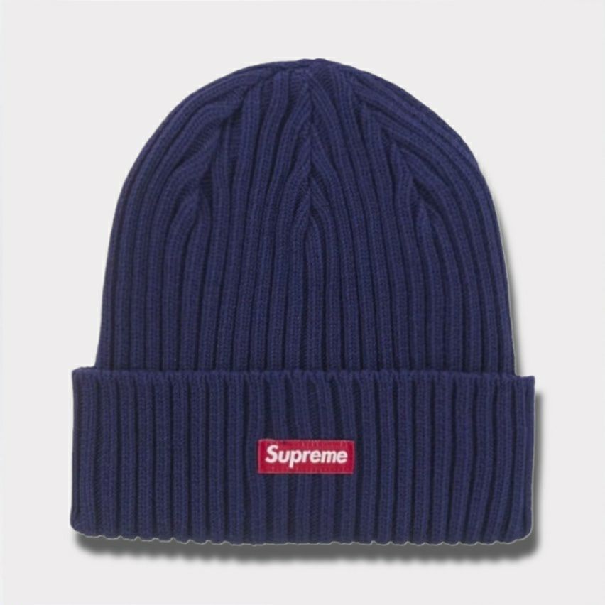 Supreme シュプリーム 2025SS Overdyed Beanie オーバーダイドビーニー ニット帽 ネイビー 紺