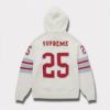 Supreme シュプリーム 2025SS Sport Zip Up Hooded Sweater スポーツジップアップフードセーター　ホワイト2