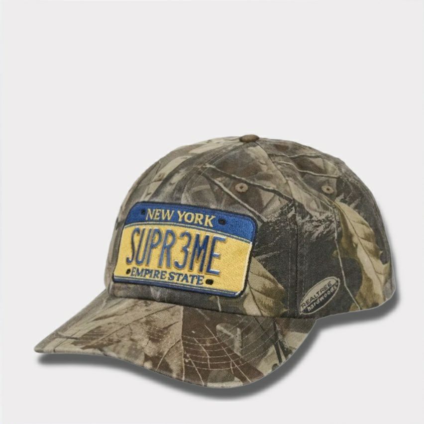 【保証書付】 Supreme Cap 6Panel Plate License 2025SS シュプリーム 帽子