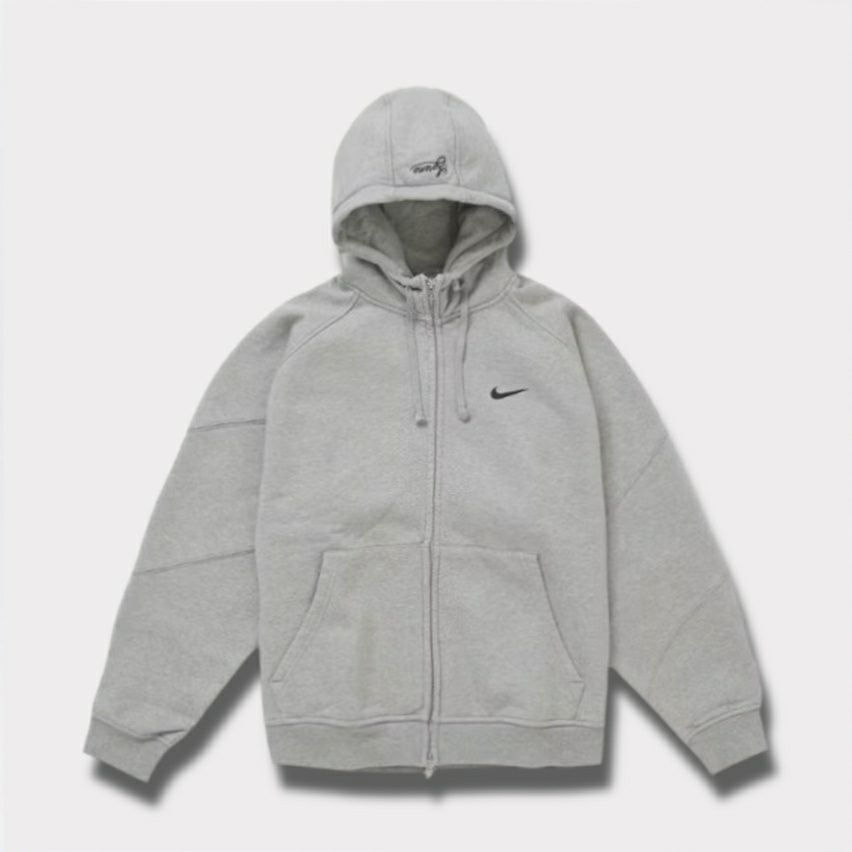 Supreme シュプリーム 2025SS Nike Zip Up Hooded Sweatshirt ナイキジップアップフードパーカー ヘザーグレー 灰