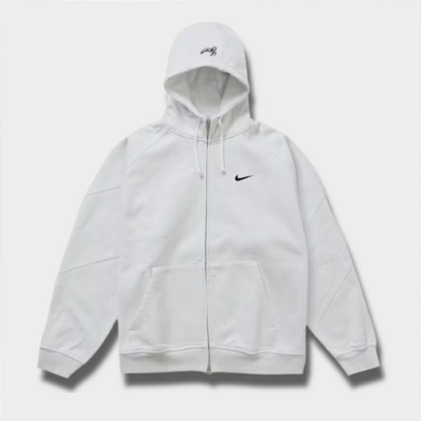  Supreme シュプリーム 2025SS Nike Zip Up Hooded Sweatshirt ナイキジップアップフードパーカー ホワイト 白
