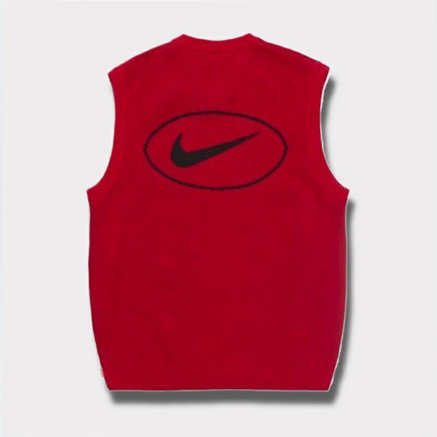 Supreme シュプリーム 2025SS Nike Sweater Vest ナイキセーターベスト レッド 赤