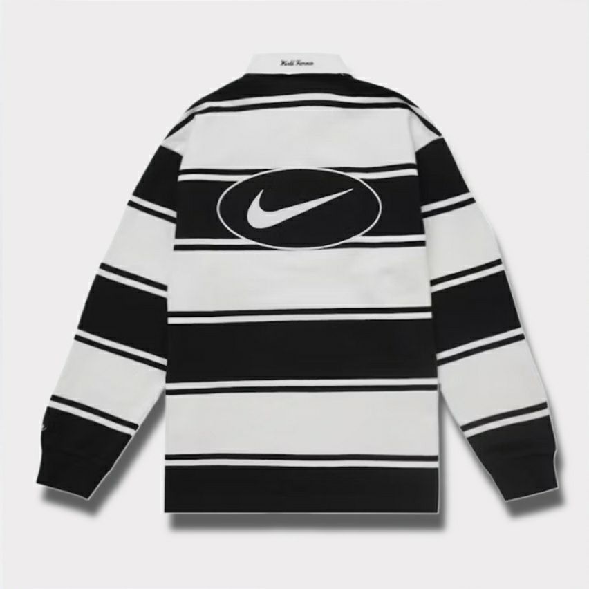  Supreme シュプリーム 2025SS Nike Stripe Rugby ナイキストライプラグビー ブラック 黒