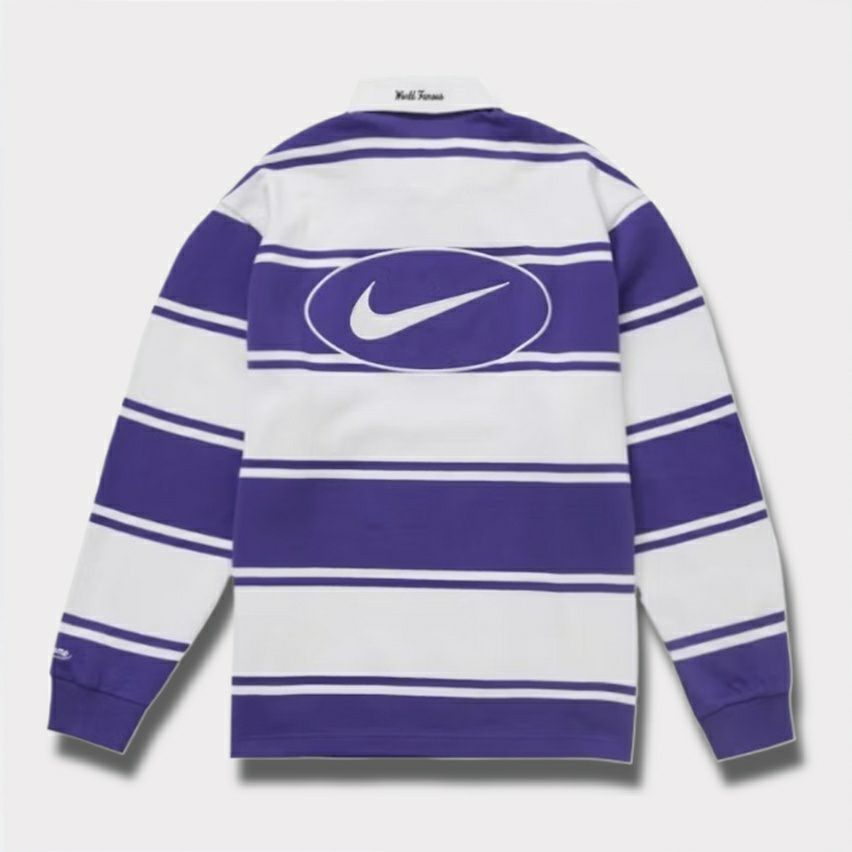 Supreme シュプリーム 2025SS Nike Stripe Rugby ナイキストライプラグビー パープル