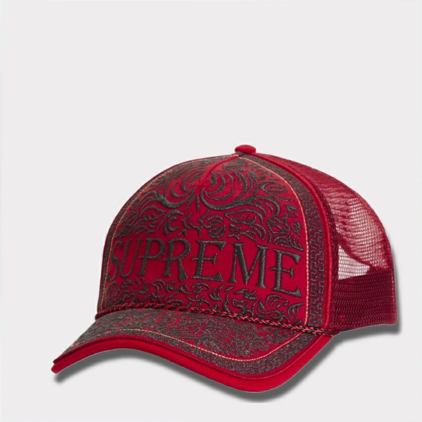 Supreme シュプリーム 2025SS Vaquero Mesh Back 5Panel Cap ヴァケイロメッシュバック5パネルキャップ レッド　赤