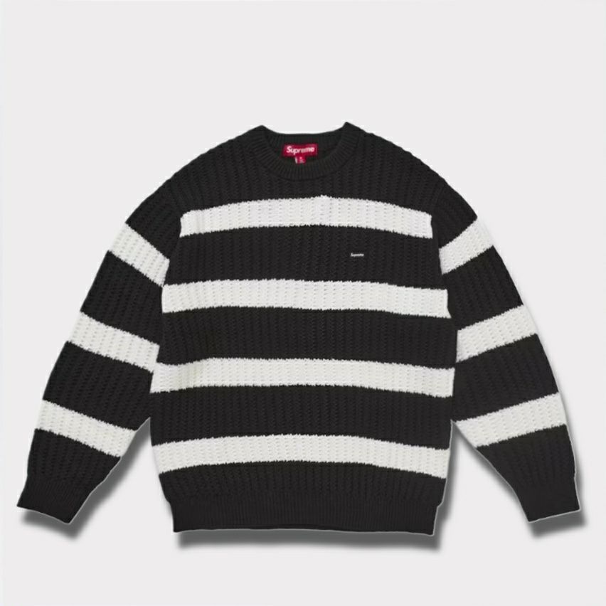 Supreme シュプリーム 2025SS Loose Gauge Stripe Small Box Sweater 