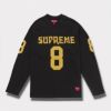 Supreme シュプリーム 2025SS Affiliated L/S Football Top アフィリエイトロングスリーブトップ Tシャツ ブラック 黒