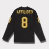 Supreme シュプリーム 2025SS Affiliated L/S Football Top アフィリエイトロングスリーブトップ Tシャツ ブラック 黒1