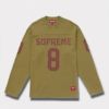  Supreme シュプリーム 2025SS Affiliated L/S Football Top アフィリエイトロングスリーブトップ Tシャツ ライトオリーブ