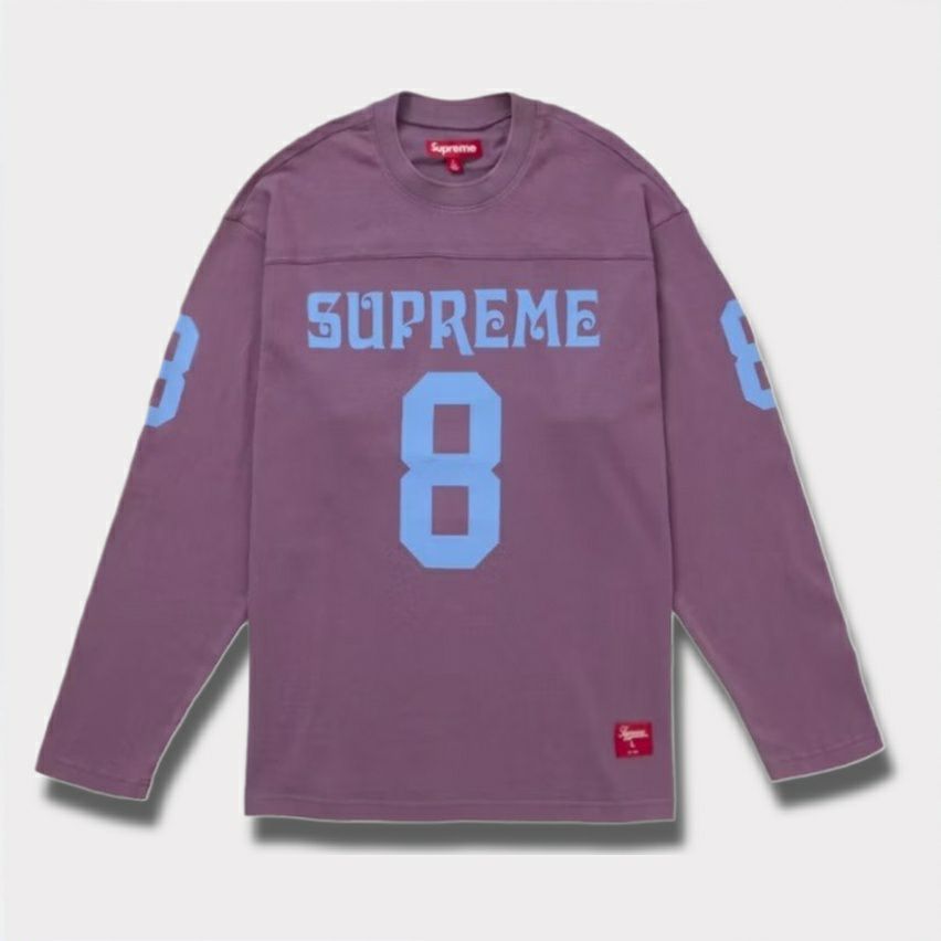 Supreme シュプリーム 2025SS Affiliated L/S Football Top アフィリエイトロングスリーブトップ Tシャツ ダスティーパープル