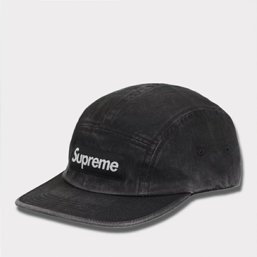 Supreme シュプリーム 2024SS Coated Denim Camp Cap コーテッドデニム 