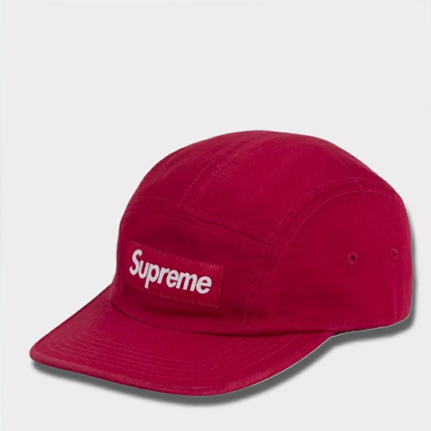 Supreme シュプリーム 2025SS Washed Chino Twill Camp Cap ウォッシュチノツイルキャンプキャップ レッド