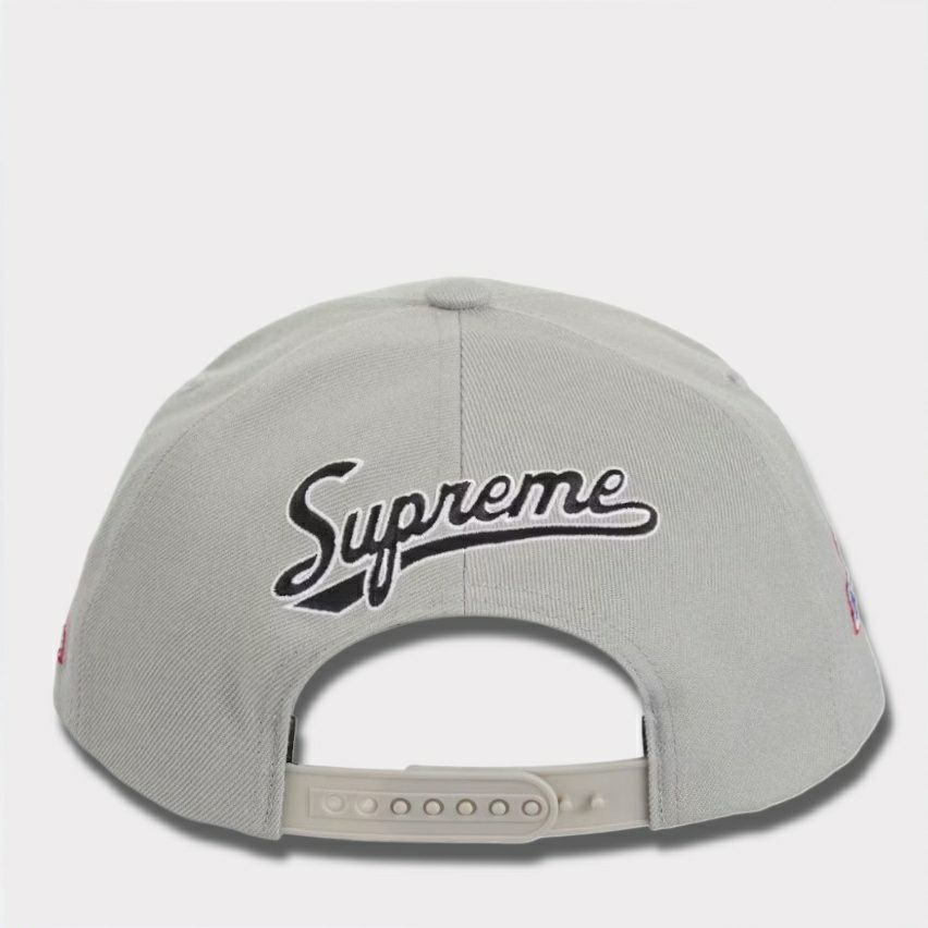 Supreme シュプリーム 2025SS World Famous S Logo 6Panel Cap ワールドフェイマスSロゴ6パネルキャップ グレー　灰1