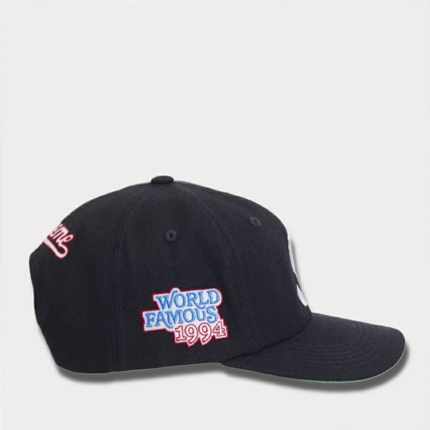 Supreme シュプリーム 2025SS World Famous S Logo 6Panel Cap ワールドフェイマスSロゴ6パネルキャップ ネイビー　紺2